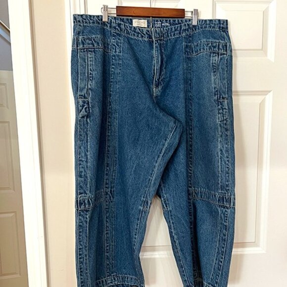 Anthropologie Pilcro Leni Curved Barrel Jeans NWT - Picture 2 of 6